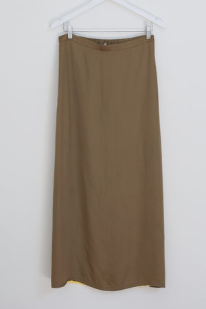 Palma Maxi Skirt - Khaki/Sunshine-Neu Nomads